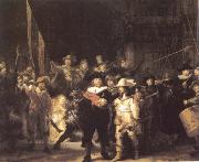 REMBRANDT Harmenszoon van Rijn The Company of Frans Banning Cocq and Willem van Ruytenburch also Known as the Night Watch painting